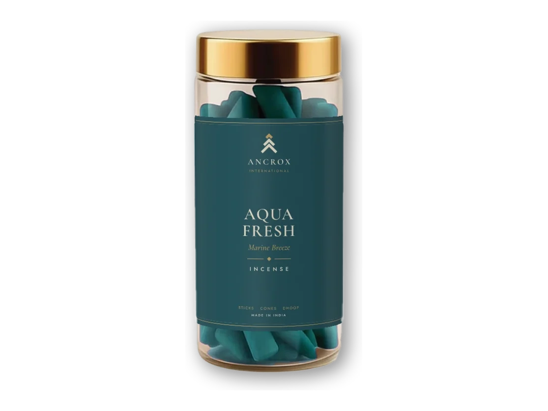 Aqua Fresh Marine Breeze dhoop cones jar by Ancrox
