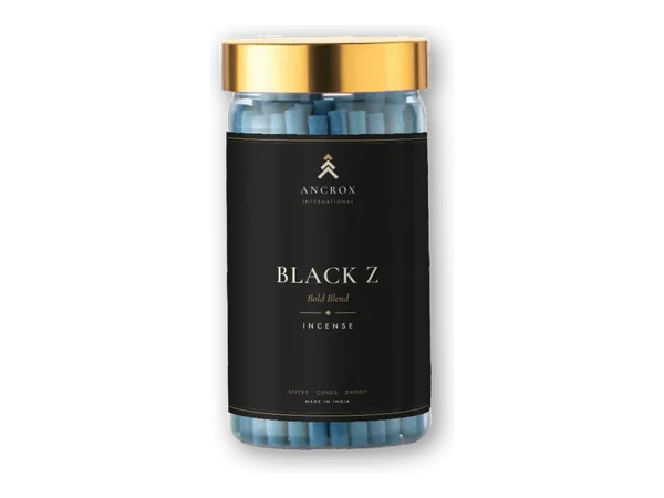 Black Z Bold Blend incense jar by Ancrox