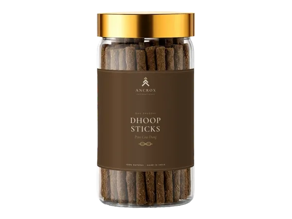 Gau Shuddhi cow dung dhoop sticks by Ancrox