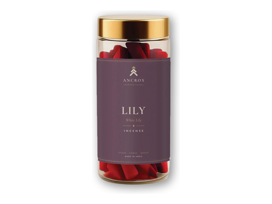Lily White Lily incense jar by Ancrox