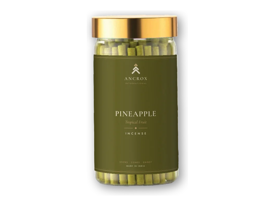 Pineapple Tropical Fruit incense jar by Ancrox