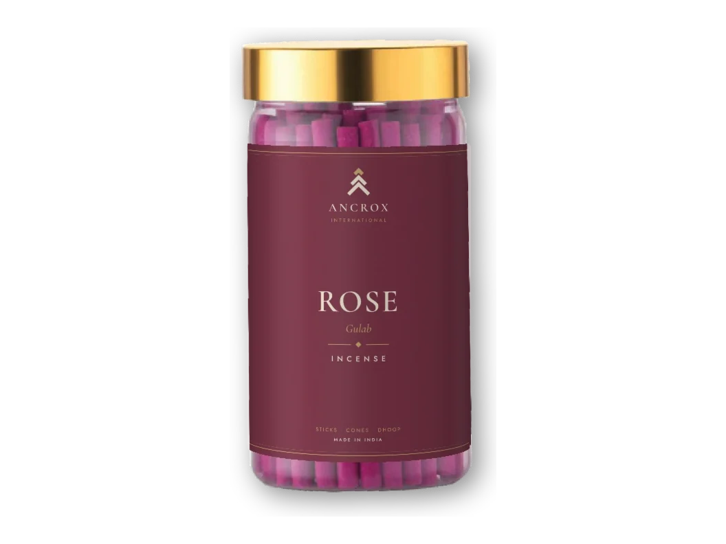 Rose Gulab incense jar by Ancrox