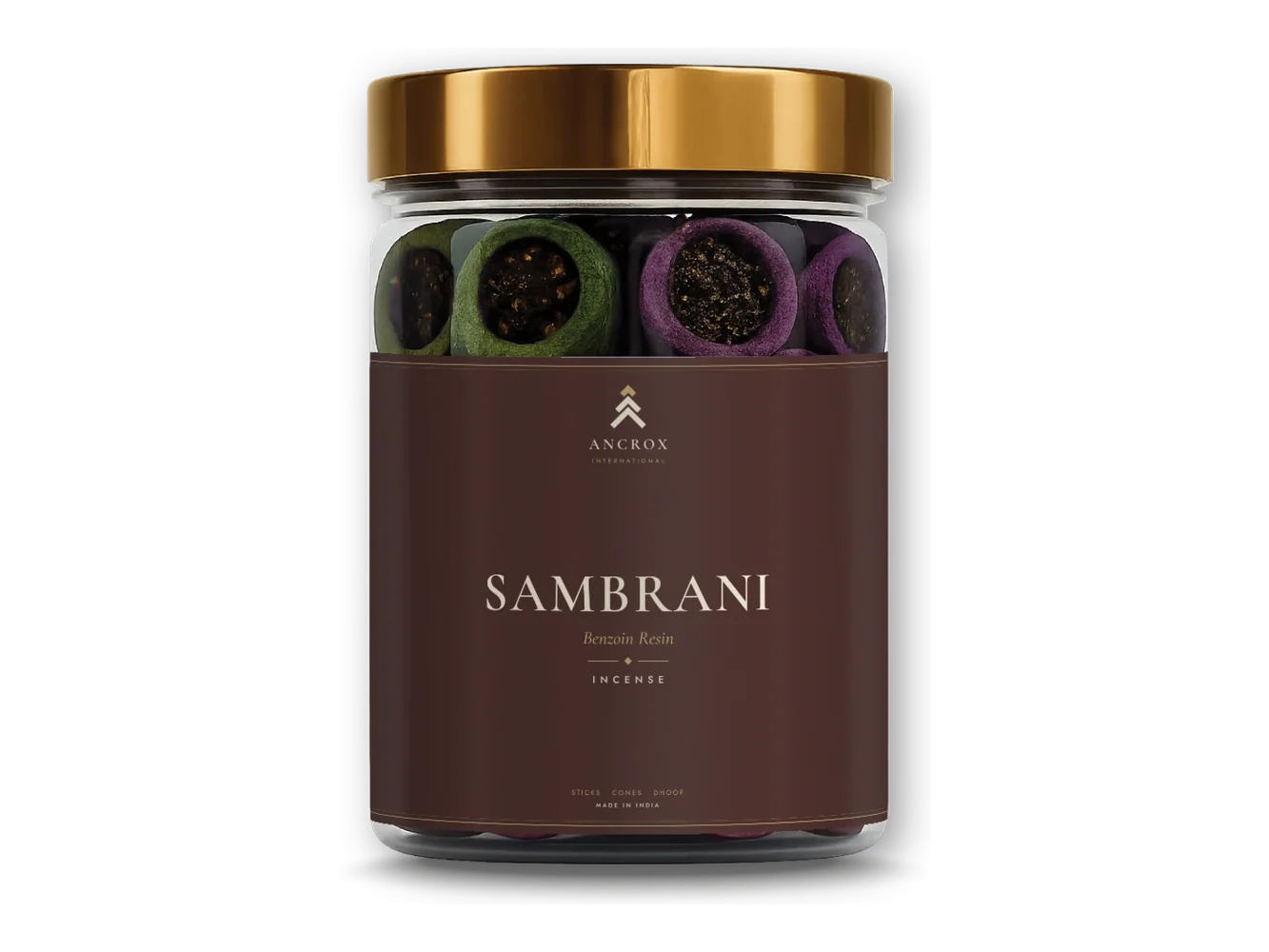 Sambrani Benzoin Resin incense jar by Ancrox